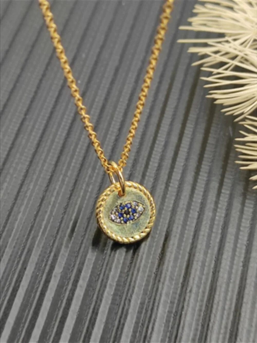 David Yaman Evil Eye Necklace - Picture 2 of 4